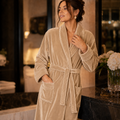 Peignoir Velours Femme