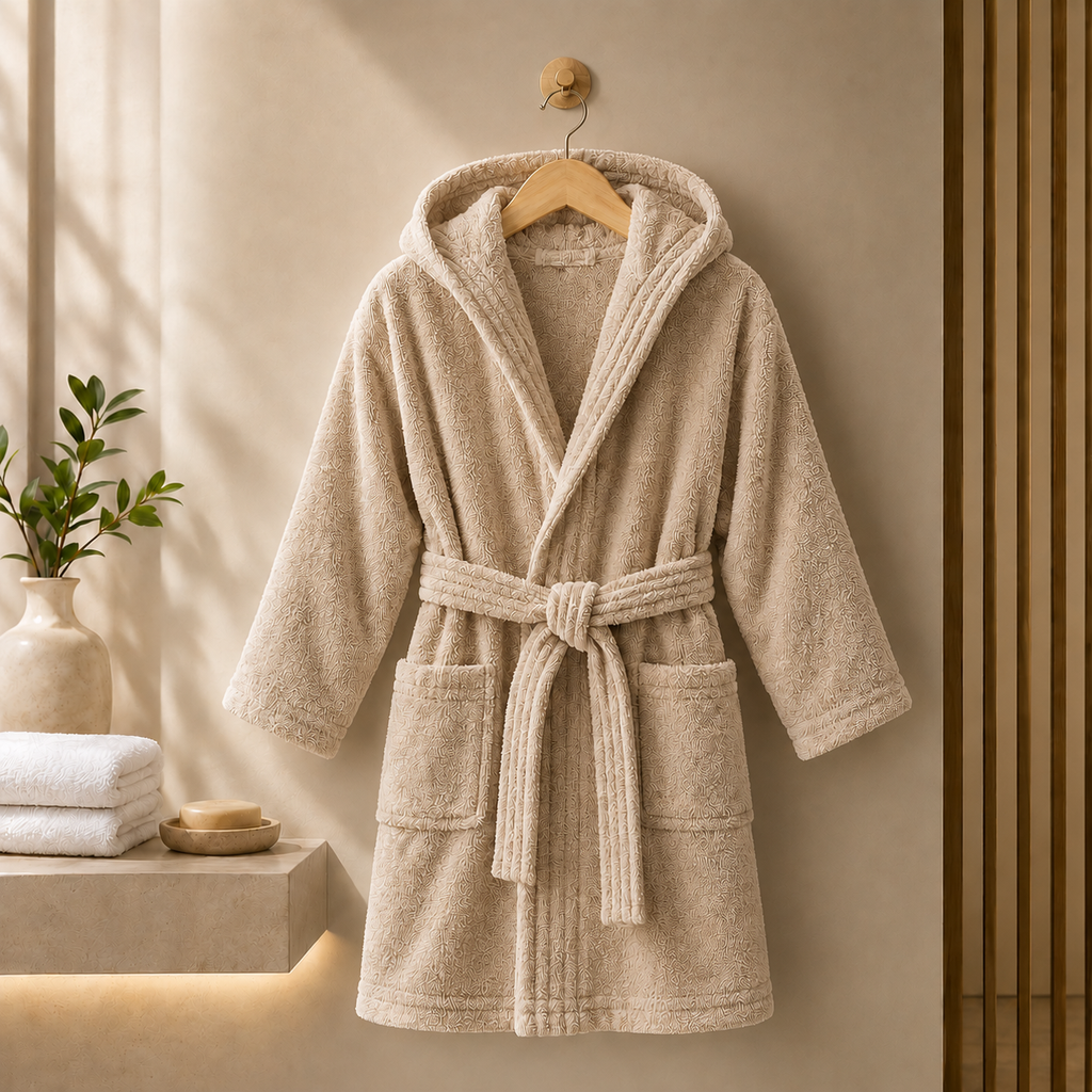 Peignoir velours enfant