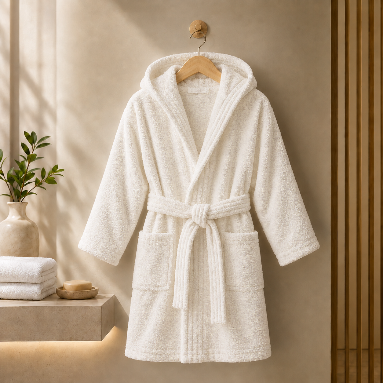 Peignoir velours enfant