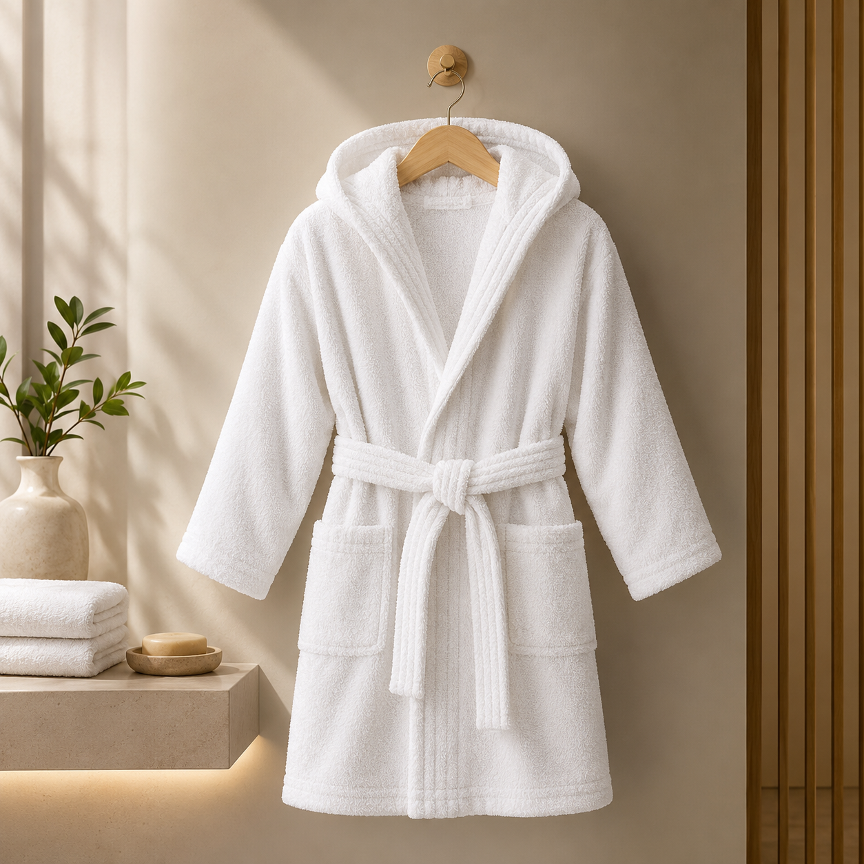 Peignoir velours enfant