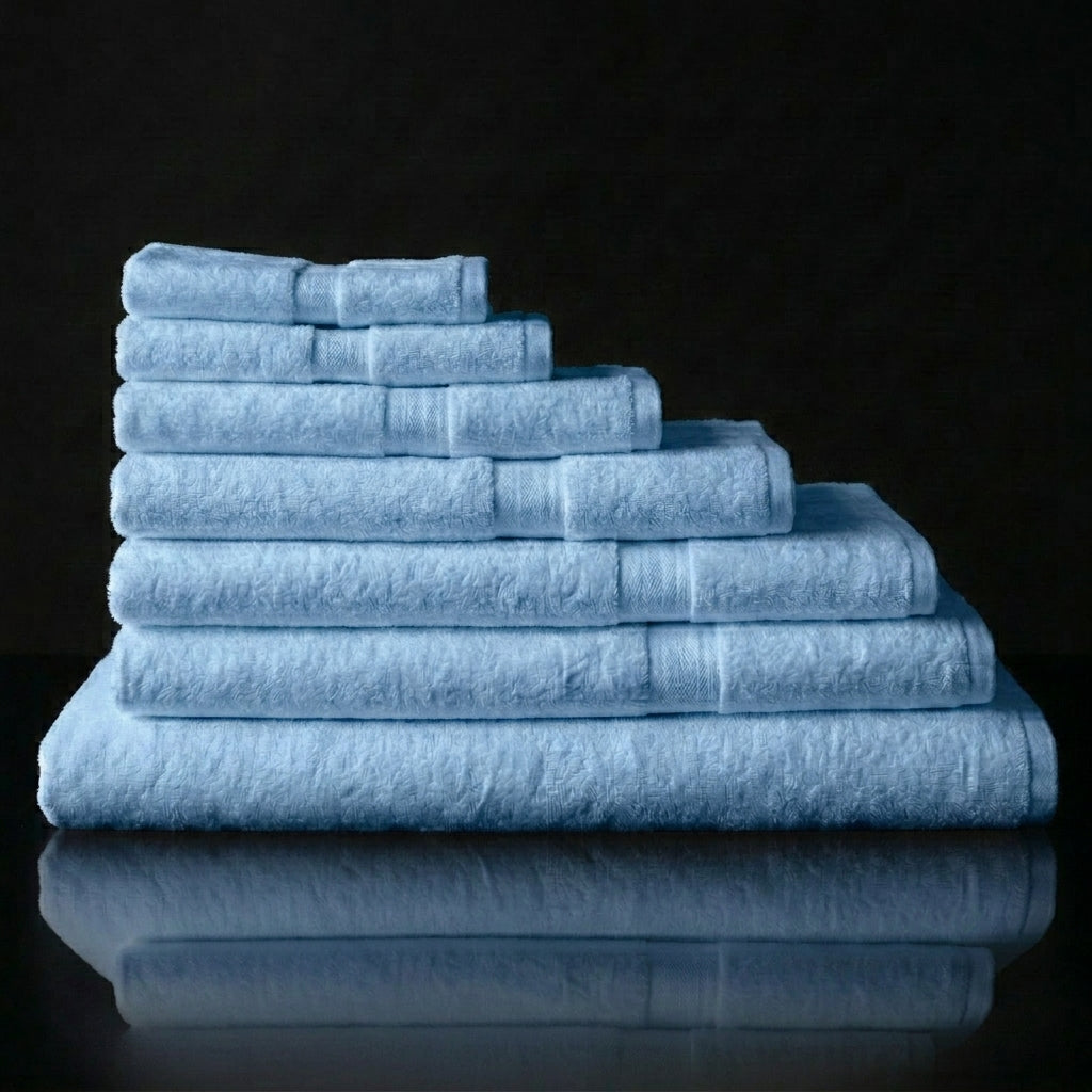 Pack Airbnb linge de bain Bleu ciel