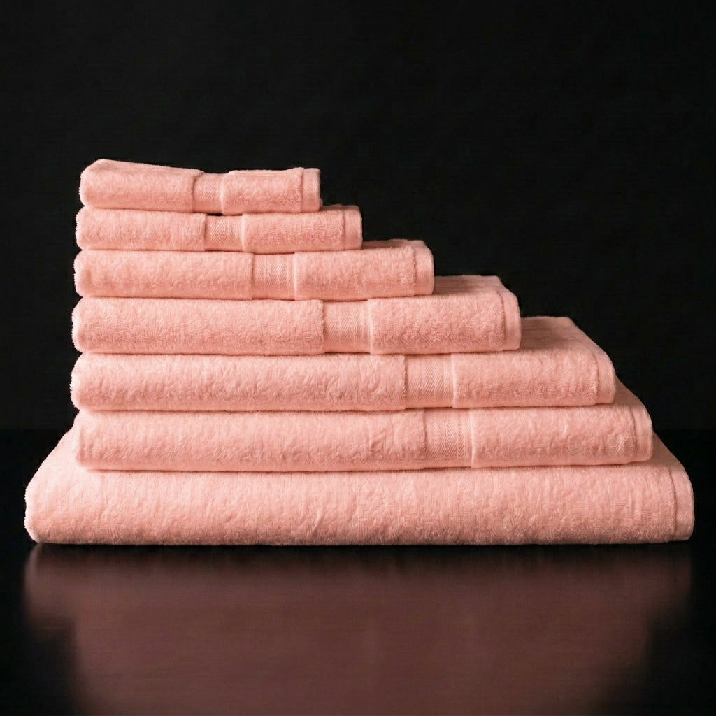 Pack Airbnb linge de bain Rose