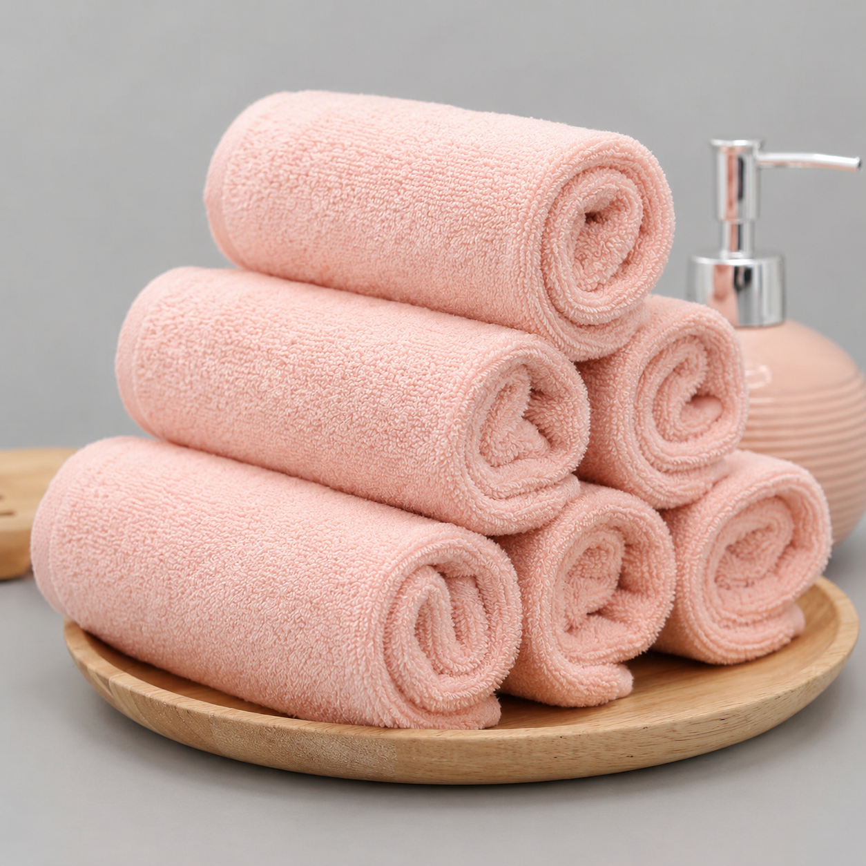 Carré main 30x30 Rose